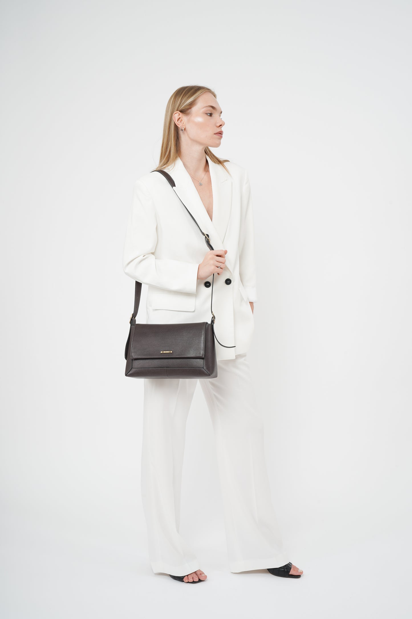 L'Ombre Leather Shoulder Bag
